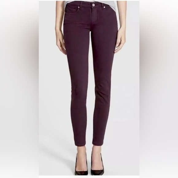 NWT PAIGE Verdugo Ankle Coated Jeans - Picture 1 of 15